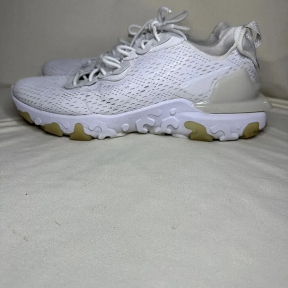 Nike React Vision White  Mens Sz 12 Shoes CD4373-101  D/MX/X - Picture 4 of 7